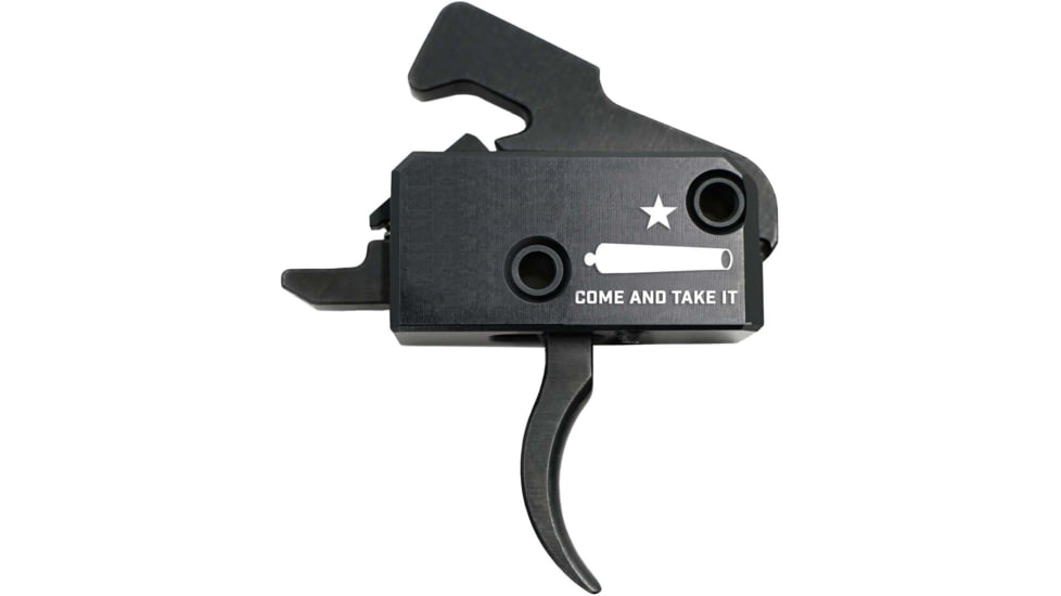 RISE Armament RA-140 Come and Take It Special-Edition Super Sporting Trigger, Curved, 3.5 lb, Black, RA-140-CTI