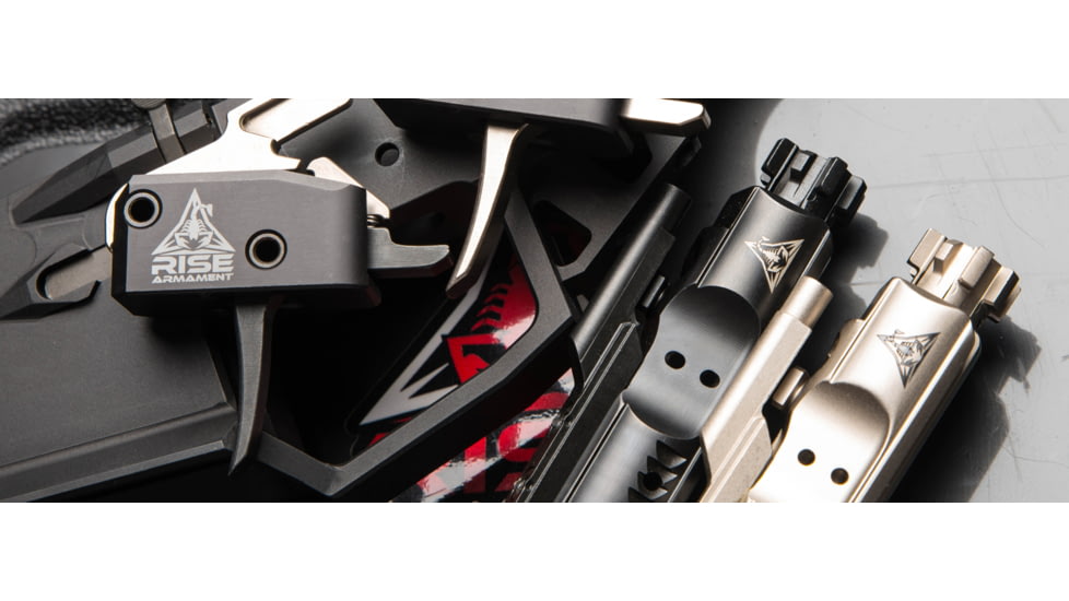 Rise Armament RA-434 High Performance Trigger w/Anti-Walk Pins, .308/.223 AR, Black, RA-434-BLK 