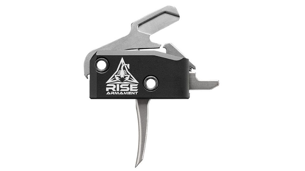 Rise Armament RA-434 High Performance Trigger w/Anti-Walk Pins, .308/.223 AR, Silver, RA-434-SLVR