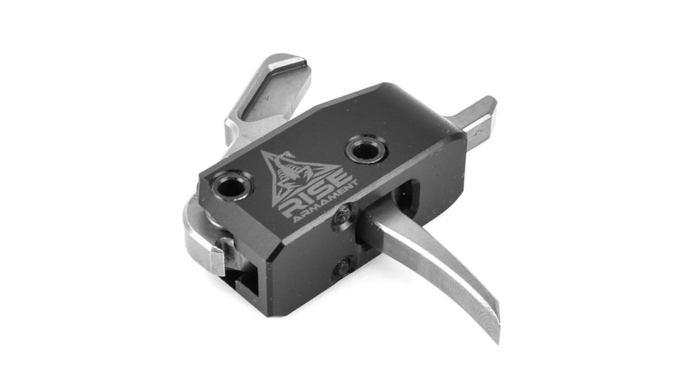 Rise Armament RA-434 High Performance Trigger w/Anti-Walk Pins, .308/.223 AR, Silver, RA-434-SLVR