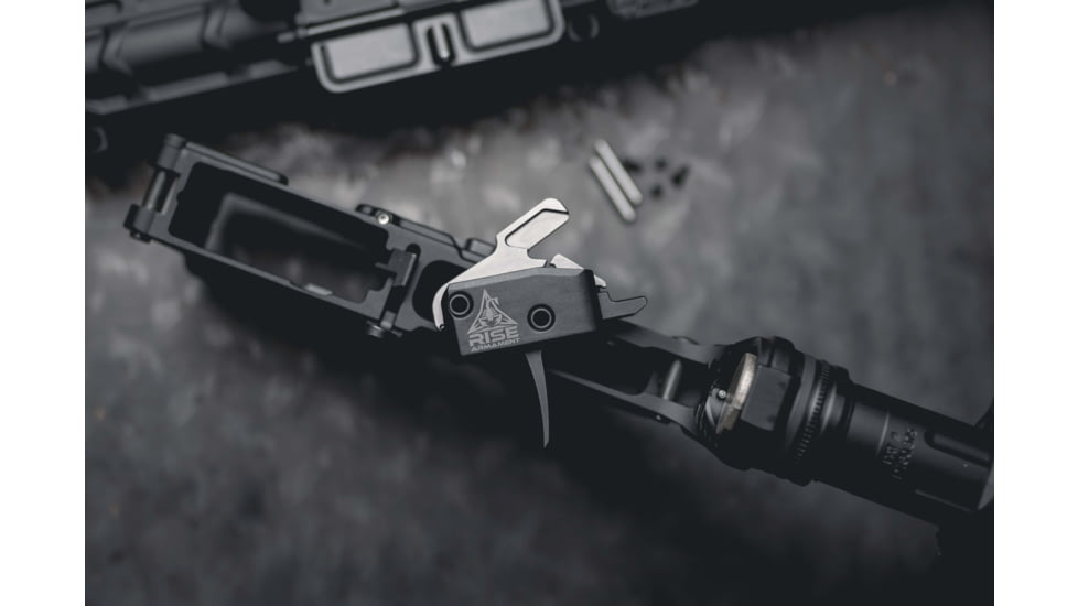 Rise Armament RA-434 High Performance Trigger w/Anti-Walk Pins, .308/.223 AR, Black, RA-434-BLK