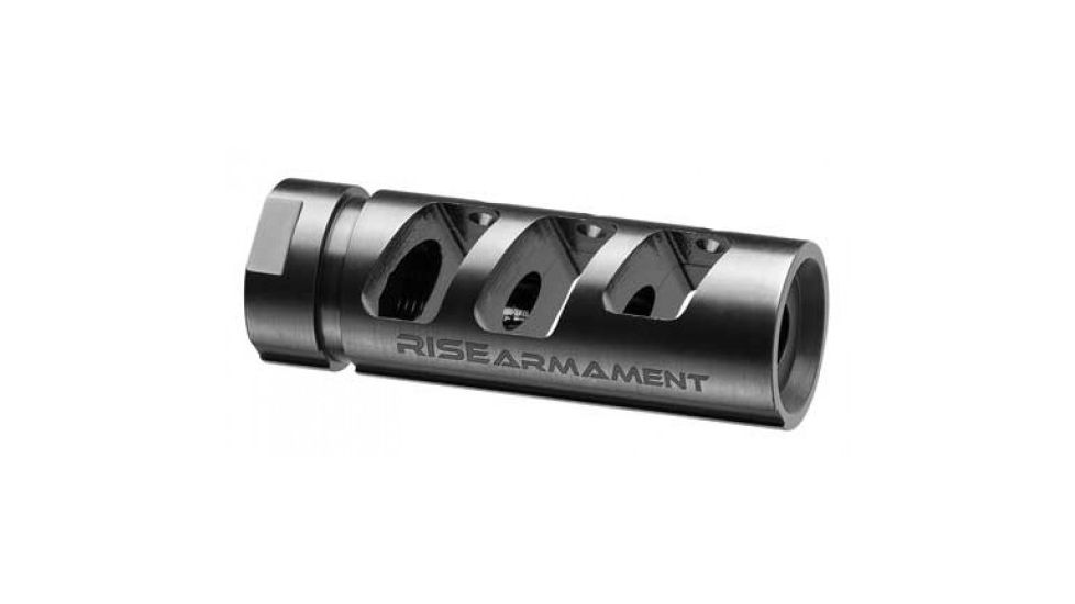 Rise Armament RA-701 Compensator .223/5.56, 1/2x28, Black RA-701-BLK