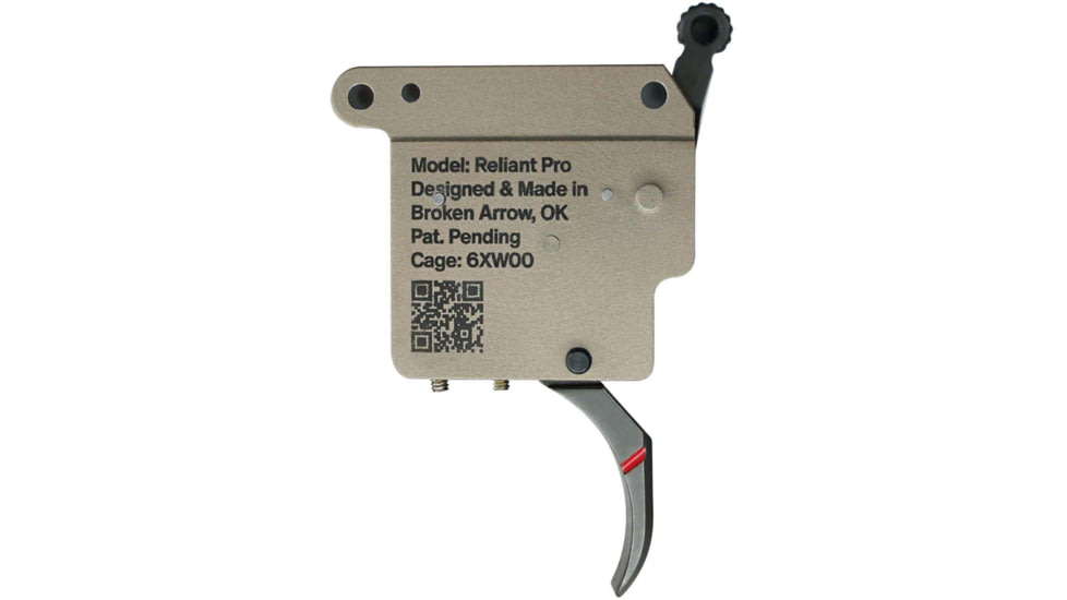 RISE Armament Reliant Pro Rem 700 Drop-In Trigger, Curved Blade, FDE/Black, RA-735-C