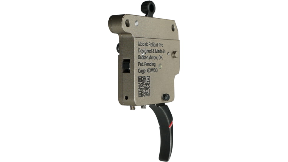RISE Armament Reliant Pro Rem 700 Drop-In Trigger With Bolt Release, Curved Blade, FDE/Black, RA-735-C-BC