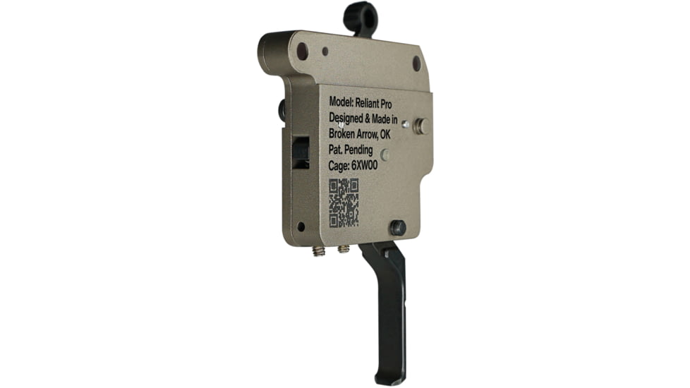 RISE Armament Reliant Pro Rem 700 Drop-In Trigger With Bolt Release, Flat Blade, FDE/Black, RA-735-F-BC
