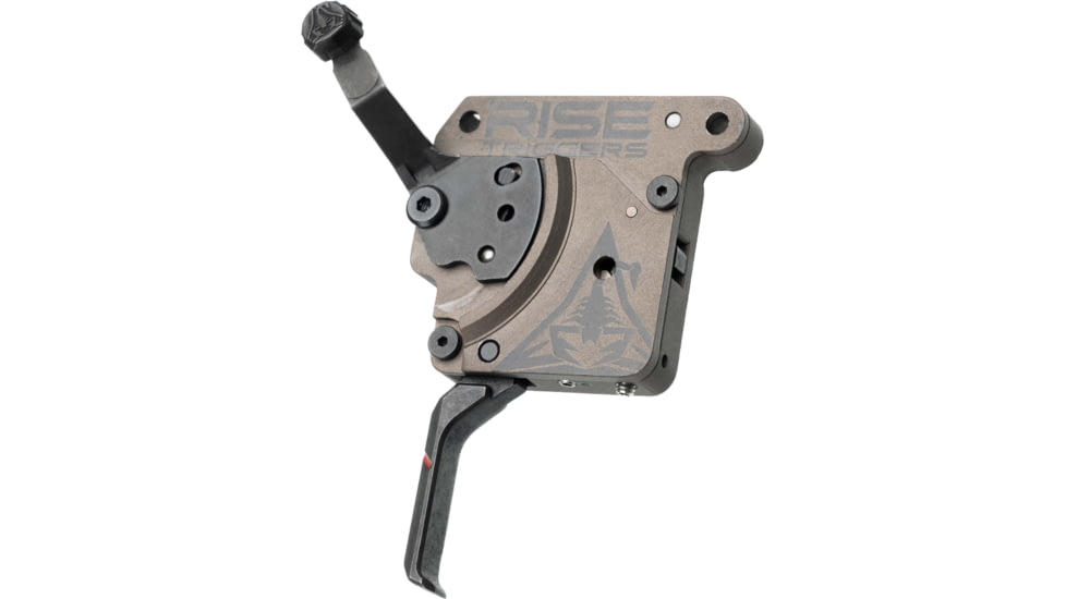 RISE Armament Reliant Pro Rem 700 Drop-In Trigger With Bolt Release, Flat Blade, FDE/Black, RA-735-F-BC