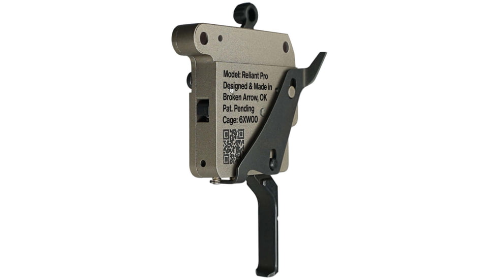 RISE Armament Reliant Pro Rem 700 Drop-In Trigger With Bolt Release, Flat Blade, FDE/Black, RA-735-F-BC