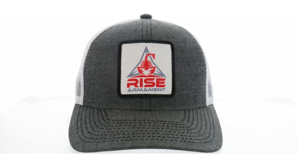 RISE Armament Mesh Back Cap w/Patch, Universal, Heathered Black, RH-105-BLK 