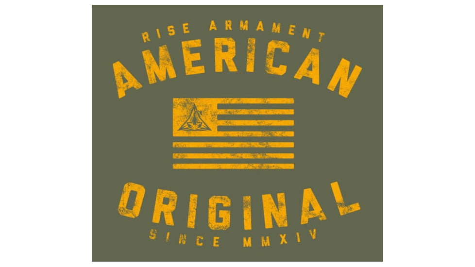 RISE Armament RISE Armament American Original T-Shirt - Mens, Military Green, Extra Large, MS-303-GRN-XL