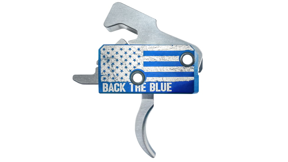 RISE Armament Special Edition RA-140 Super Sporting Trigger, Curved, Blue/Silver, RA-140-BTB