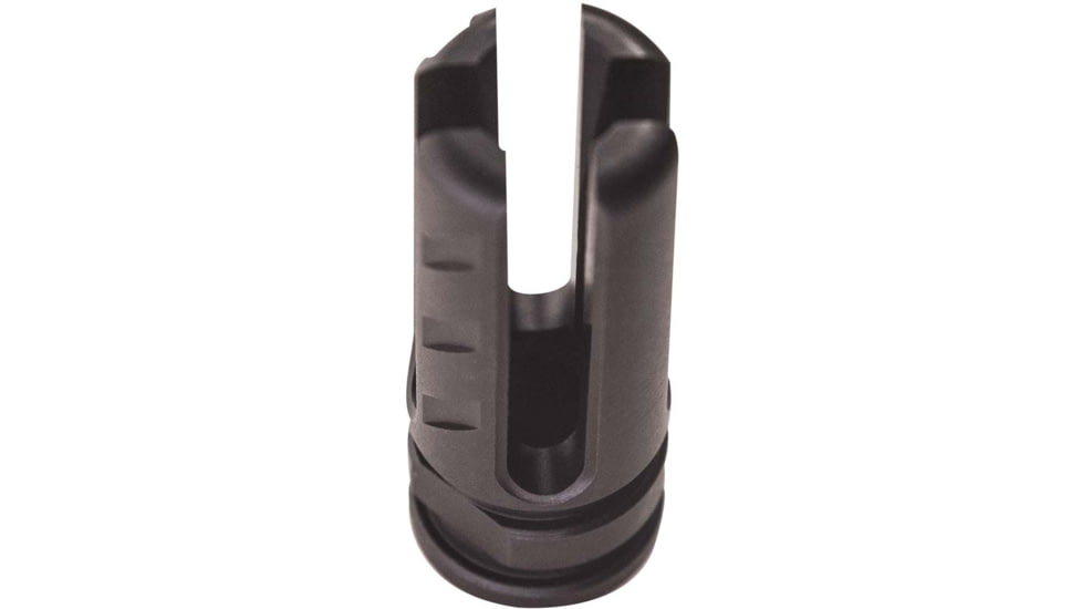 RISE Armament Veil Flash Hider, AR-15, .223 Caliber, 2.25in, 416R Stainless Steel, Nitride Black, RA-703-223-BLK