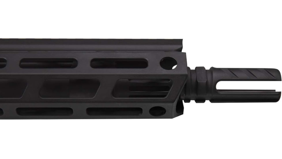 RISE Armament Veil Flash Hider, AR-15, .223 Caliber, 2.25in, 416R Stainless Steel, Nitride Black, RA-703-223-BLK
