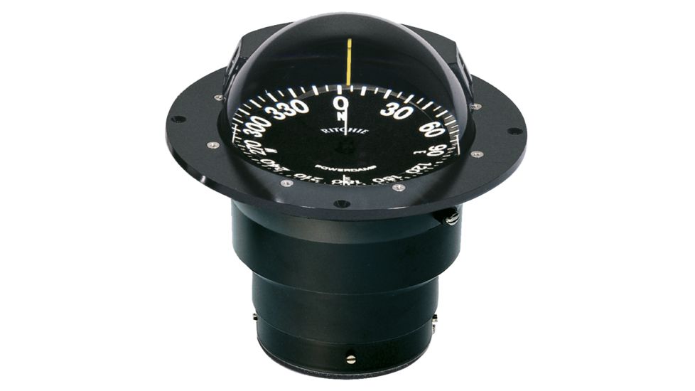 Ritchie FB-500 Globemaster Compass - Flush Mount - Black - 12V - 5 Degree Card 36547