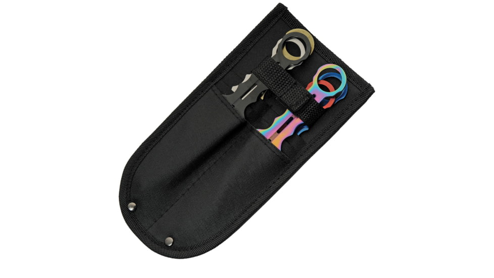 Rite Edge 6pc Multicolor Throwing Knives