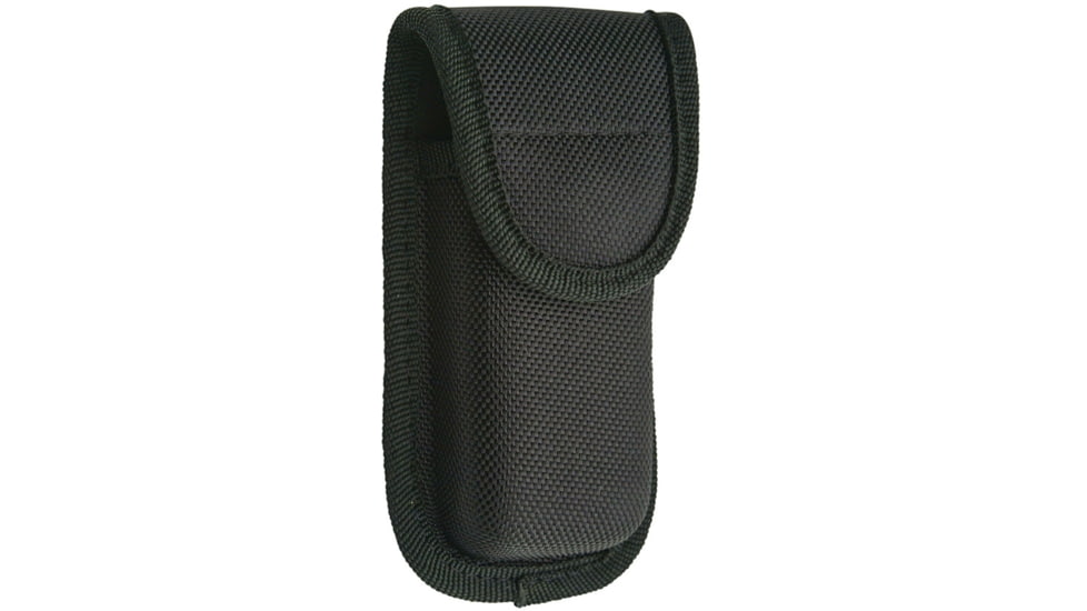 Rite Edge Belt Sheath, Fits Most 4 1/2in Closed Folding Knife, Black 1680D Nylon Construction, Snap Closure, Black, 211359-BK