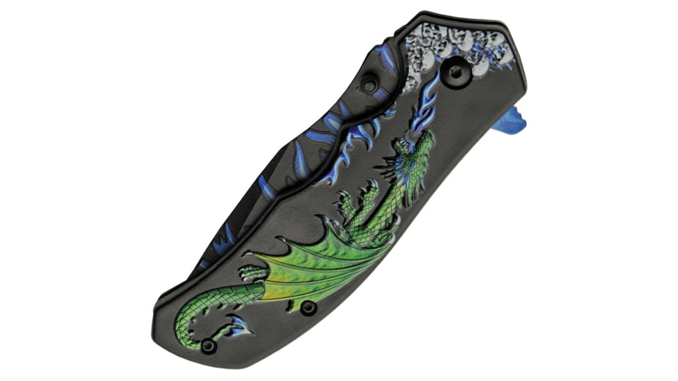 Rite Edge Dragon Flame Linerlock A/O CN300549GN