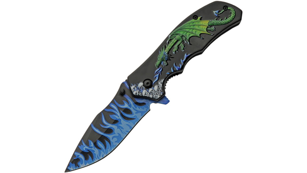 Rite Edge Dragon Flame Linerlock A/O CN300549GN