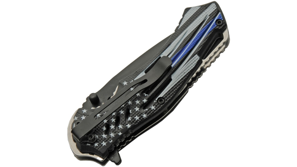 Rite Edge Police Flag Linerlock A/O