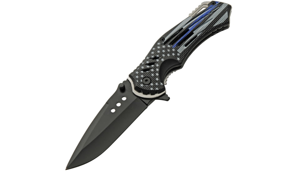 Rite Edge Police Flag Linerlock A/O
