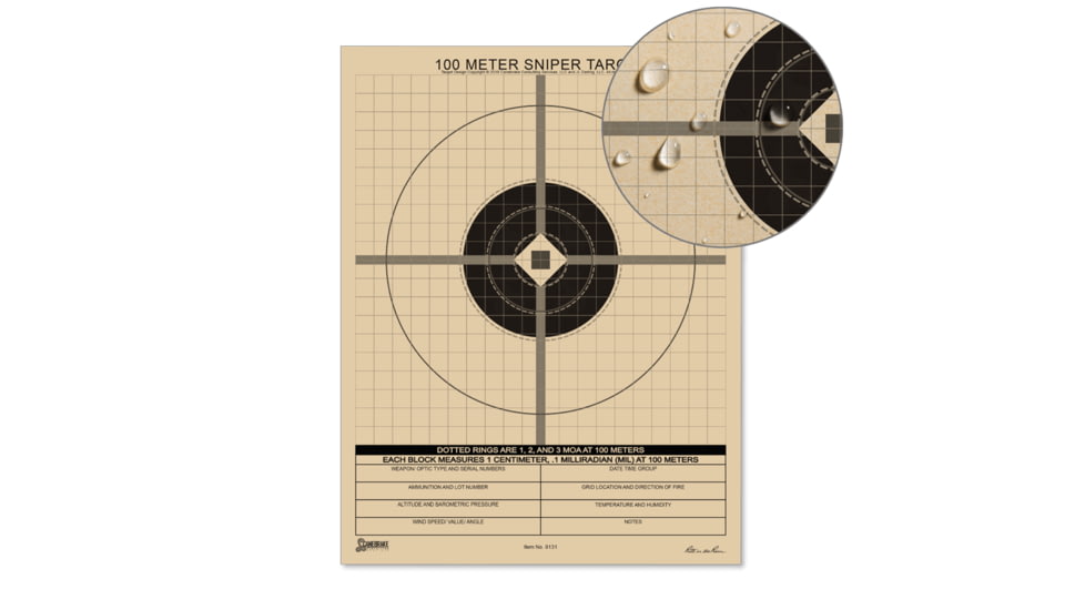 100 METER MIL SNIPER TARGET