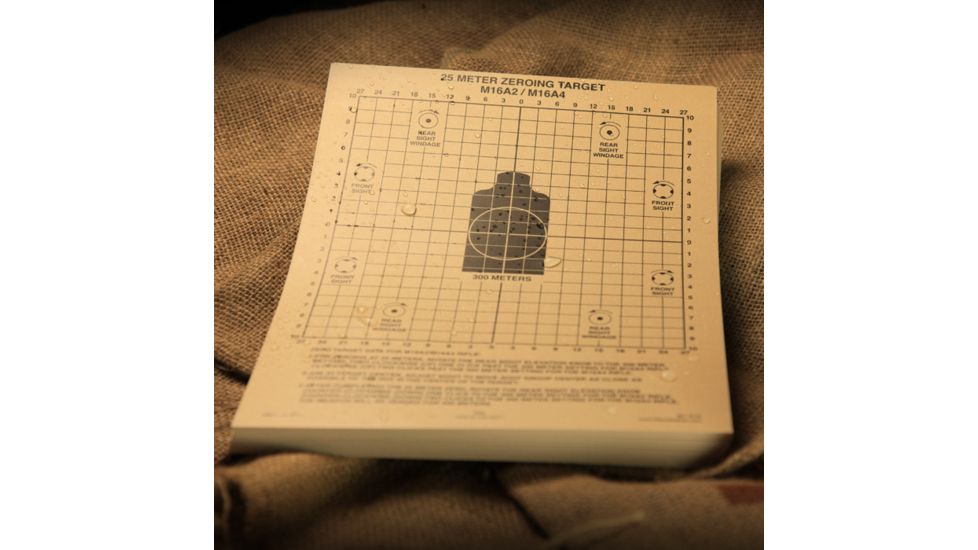 Rite in the Rain 25 METER ZEROING TARGET, Tan, 8 1/2 x 11 9125
