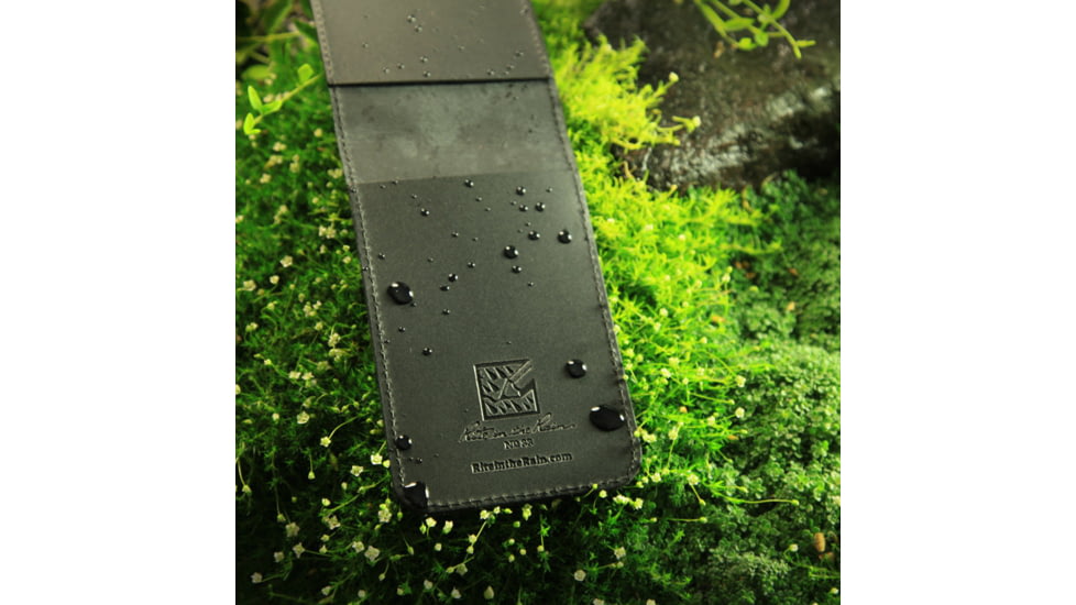 Rite in the Rain 3X5 COVER - BLACK LEATHER - TOP, Black, 3 x 5 33