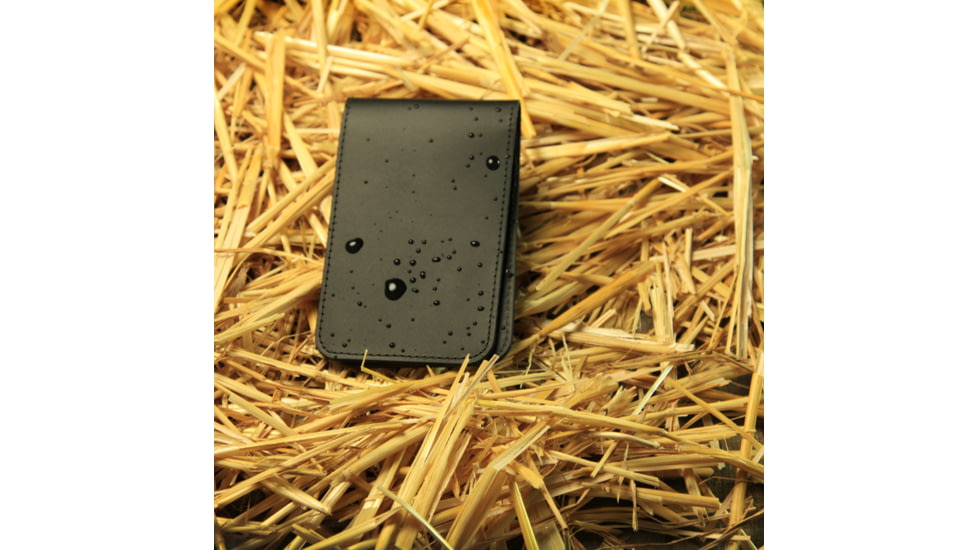 Rite in the Rain 3X5 COVER - BLACK LEATHER - TOP, Black, 3 x 5 33