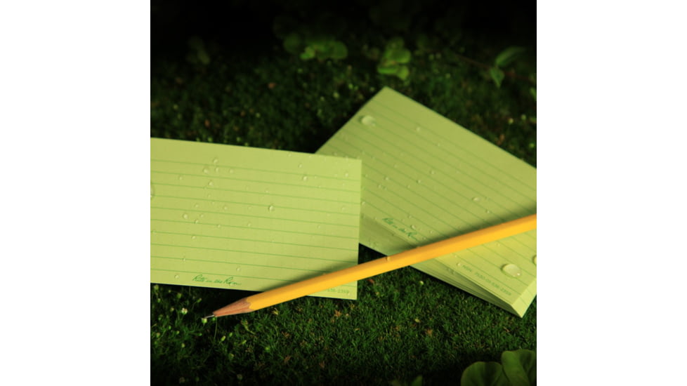 Rite in the Rain 3X5 INDEX CARDS - GREEN, Green, 3 x 5 991