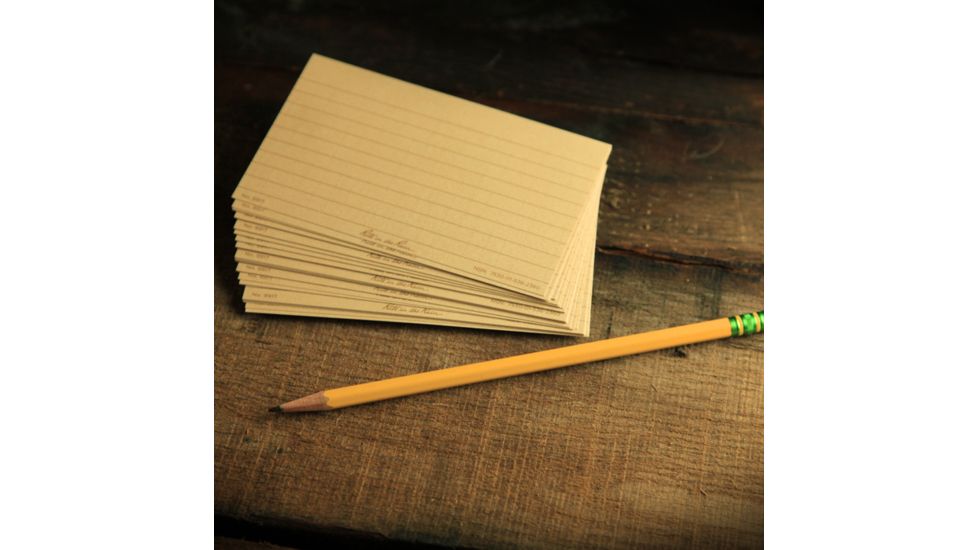 Rite in the Rain 3X5 INDEX CARDS - TAN, Tan, 3 x 5 991T