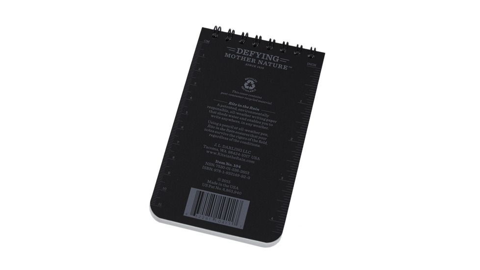 Rite in the Rain 3X5 NOTEBOOK - FIELD INTERVIEW, Yellow, 3 x 5 104