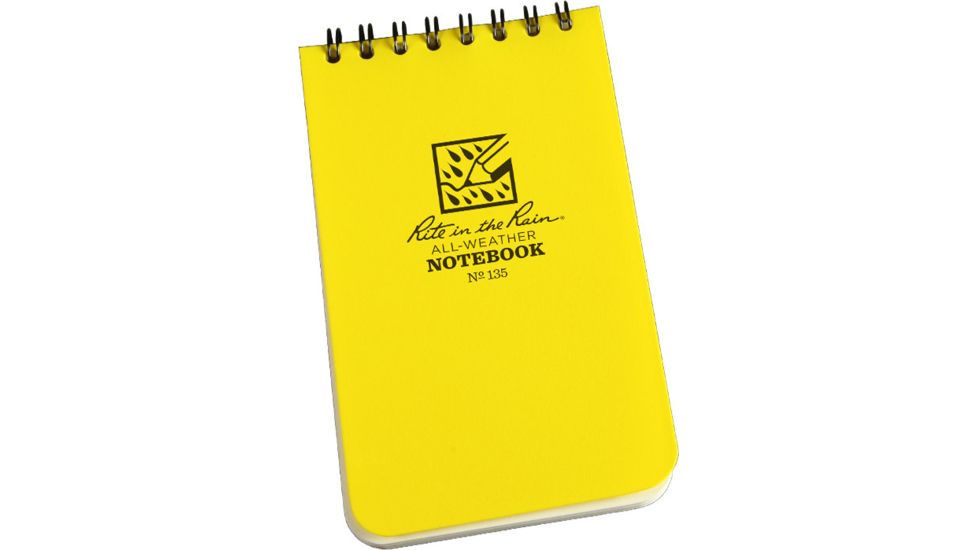 Rite in the Rain 3X5 NOTEBOOK - YELLOW, Yellow, 3 x 5 135