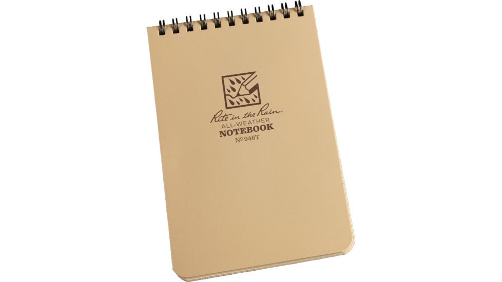 Rite in the Rain 4X6 NOTEBOOK - TAN, Tan, 4 x 6 946T