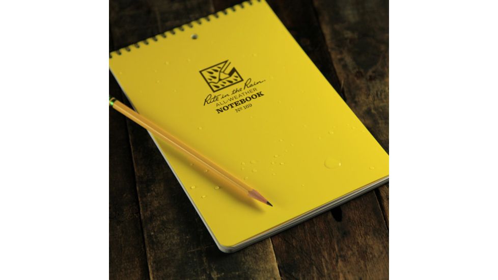 Rite in the Rain 6x9 NOTEBOOK - YELLOW, Yellow, 6 x 9 169