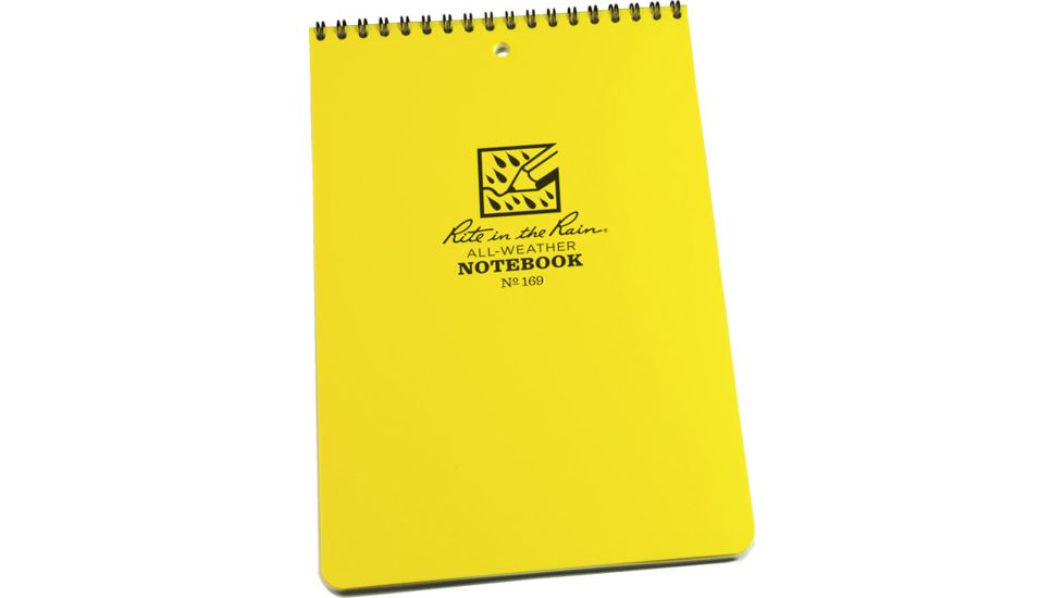 Rite in the Rain 6x9 NOTEBOOK - YELLOW, Yellow, 6 x 9 169