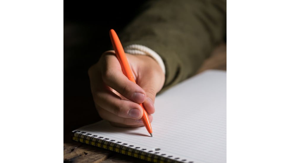 Rite in the Rain All-Weather Bullet Pen,Black Ink,Orange OR96