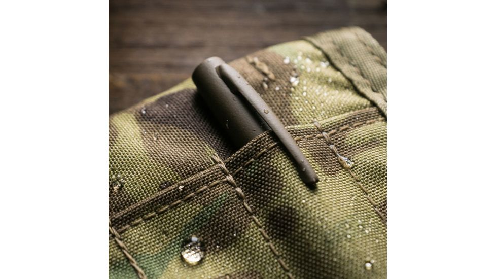 Rite in the Rain All-Weather Metal Clicker Pen with Black Ink, FDE RR FDE97