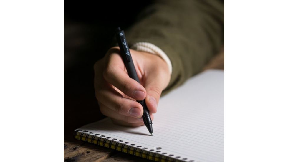 Rite in the Rain All-Weather Standard Clicker Pen,Black Ink,Matte Black 93K