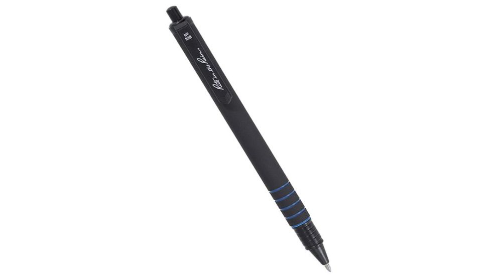 Rite in the Rain All-Weather Standard Clicker Pen,Blue Ink,Matte Black 93B
