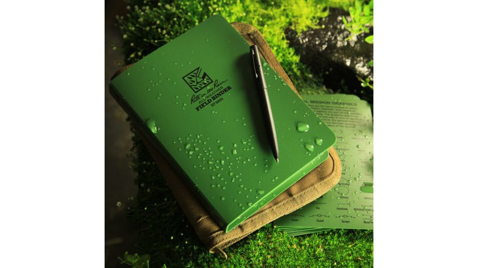 Rite in the Rain BINDER KIT - GREEN, Green, 5 5/8 x 7 1/2 9200-KIT