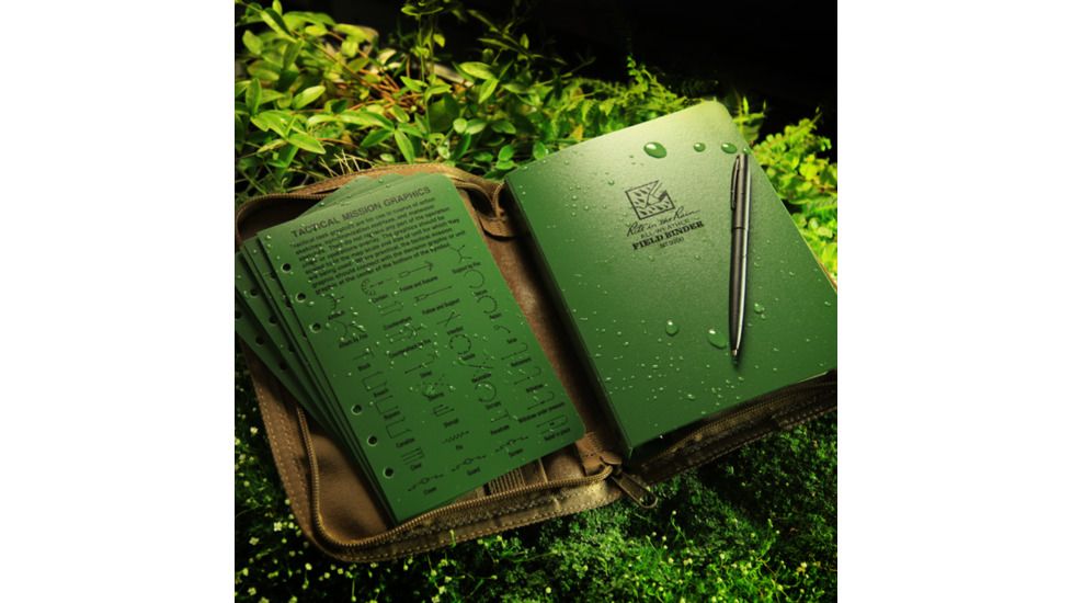 Rite in the Rain BINDER KIT - GREEN, Green, 5 5/8 x 7 1/2 9200-KIT