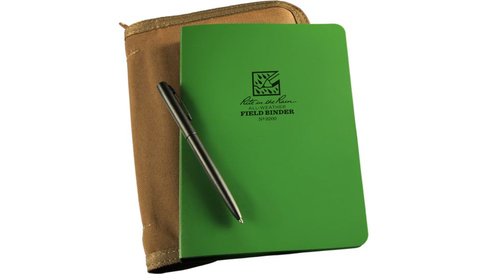 Rite in the Rain BINDER KIT - GREEN, Green, 5 5/8 x 7 1/2 9200-KIT