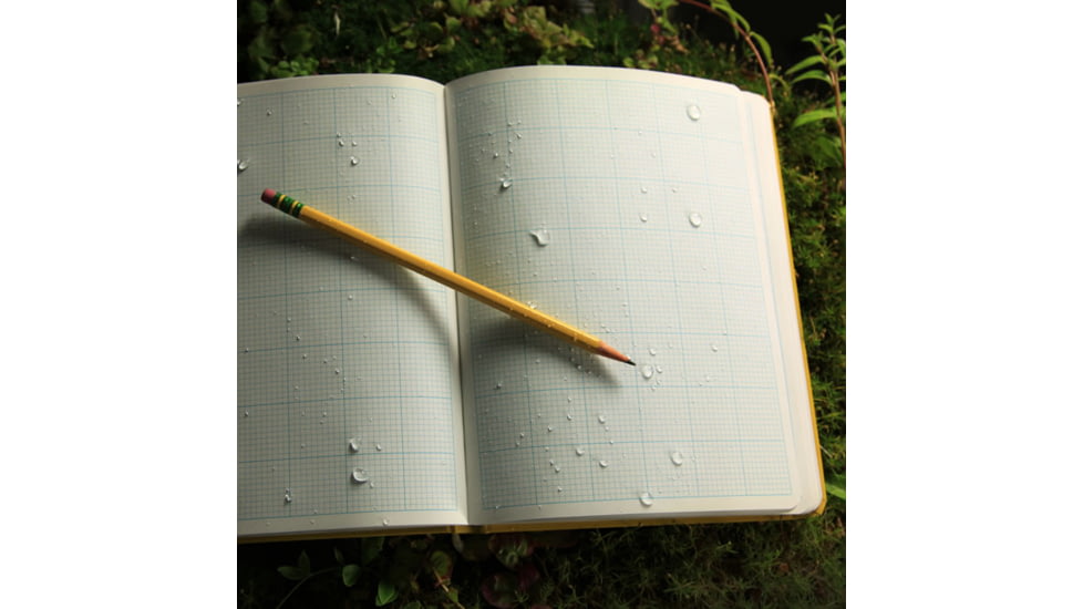 Rite in the Rain Bound Book - Fabrikoid Cover - Universal, Yellow, 4 3/4 x 7 1/2 370F