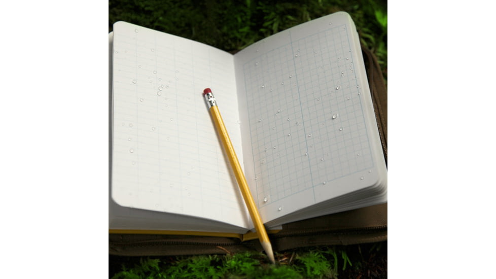 Rite in the Rain BOUND BOOK - FABRIKOID COVER - FIELD, Yellow, 4 3/4 x 7 1/2 350F