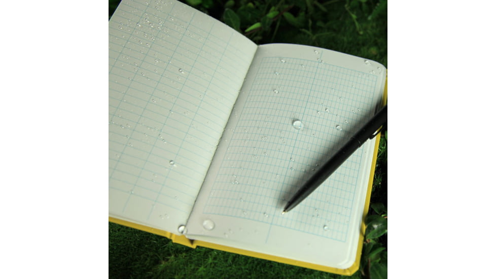 Rite in the Rain BOUND BOOK - FABRIKOID COVER -TRANSIT, Yellow, 4 3/4 x 7 1/2 300F