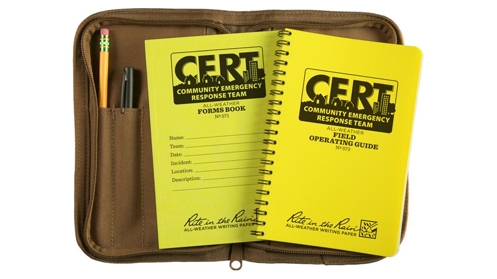 Rite in the Rain CERT FIELD KIT, Yellow, 4 5/8 x 7 CERT-KIT