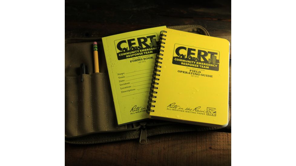 Rite in the Rain CERT FIELD KIT, Yellow, 4 5/8 x 7 CERT-KIT