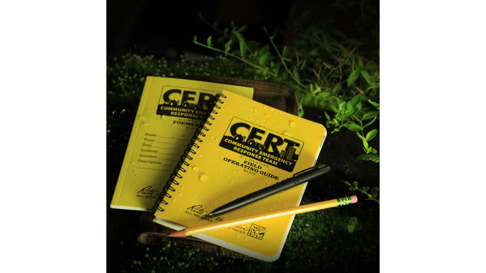 Rite in the Rain CERT FIELD KIT, Yellow, 4 5/8 x 7 CERT-KIT