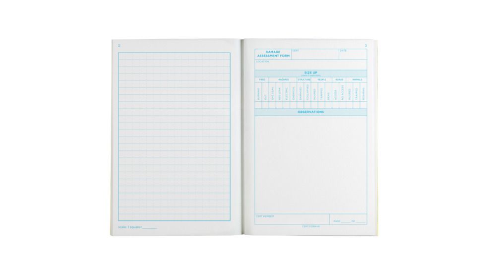 Rite in the Rain Cert Forms Book - 3 Pack, Yellow, 4 5/8 x 7 571FX