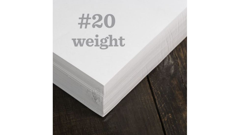 Rite in the Rain Copier Paper,8 1/2x11in,20 Bond,White,500 Sheets 208511