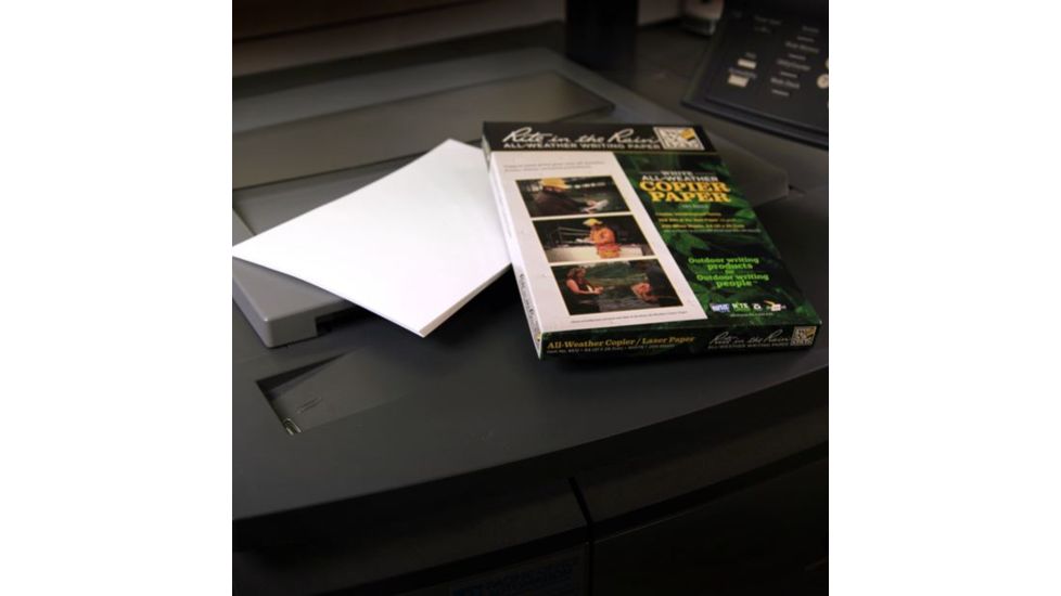 Rite in the Rain Copier Paper,A-4,White,200 Sheets 8512